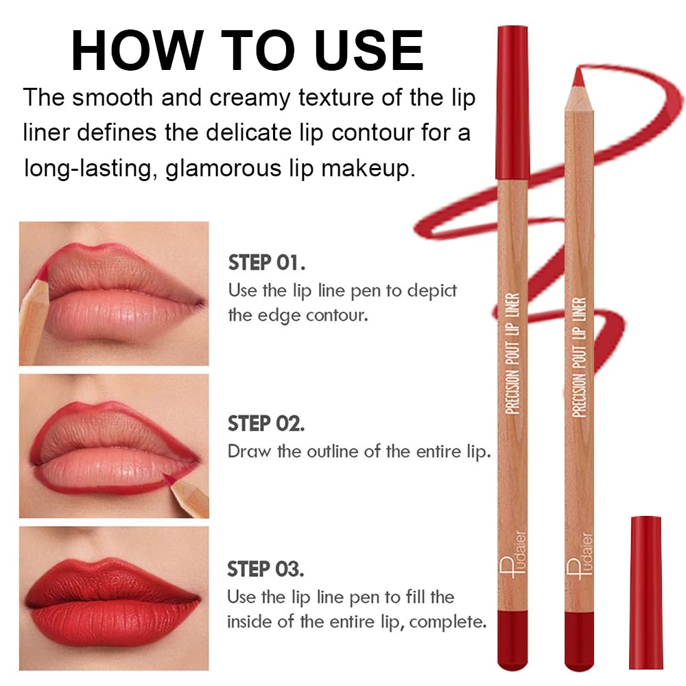 KIMIEYE lip liner set suitable for wedding or party makeup looks