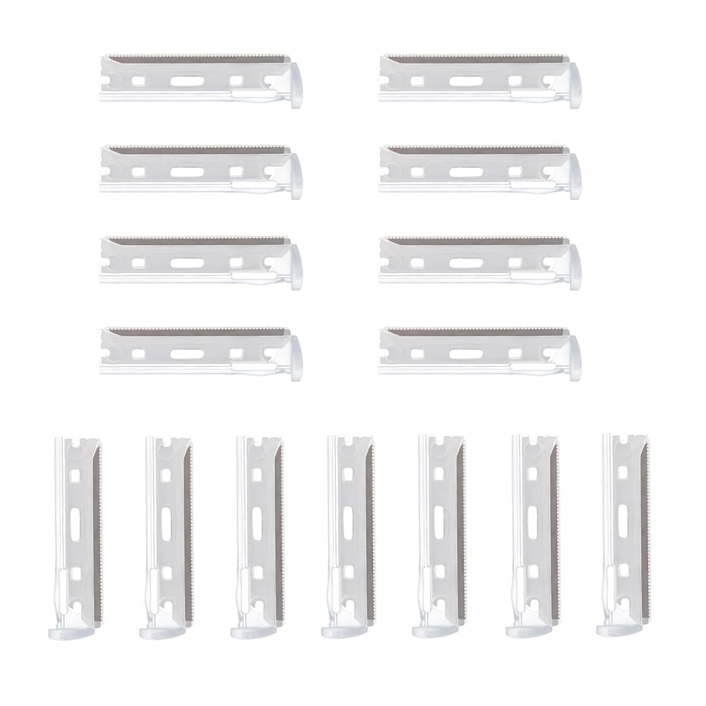 Kimifaca precision stainless steel blades for Tweezerman razors, ideal for delicate facial trimming