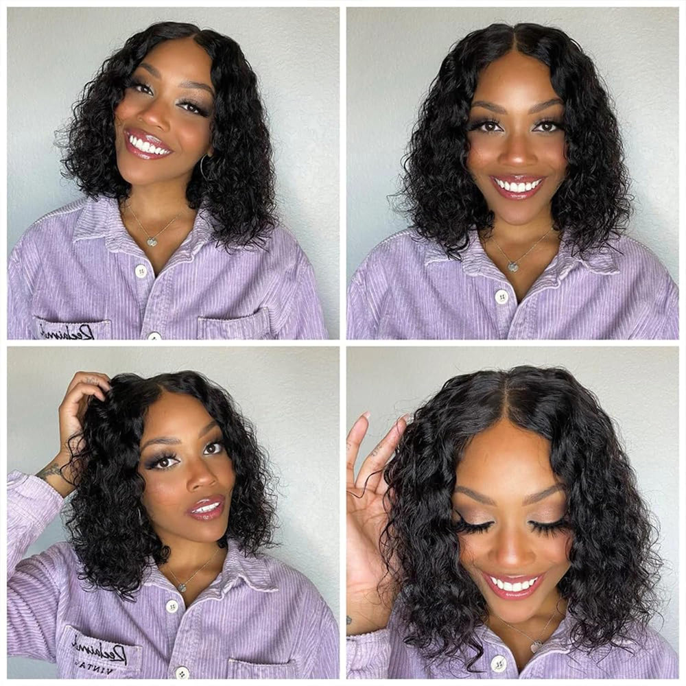 Kimosahair 14-inch curly bob suits daily use or special occasions.