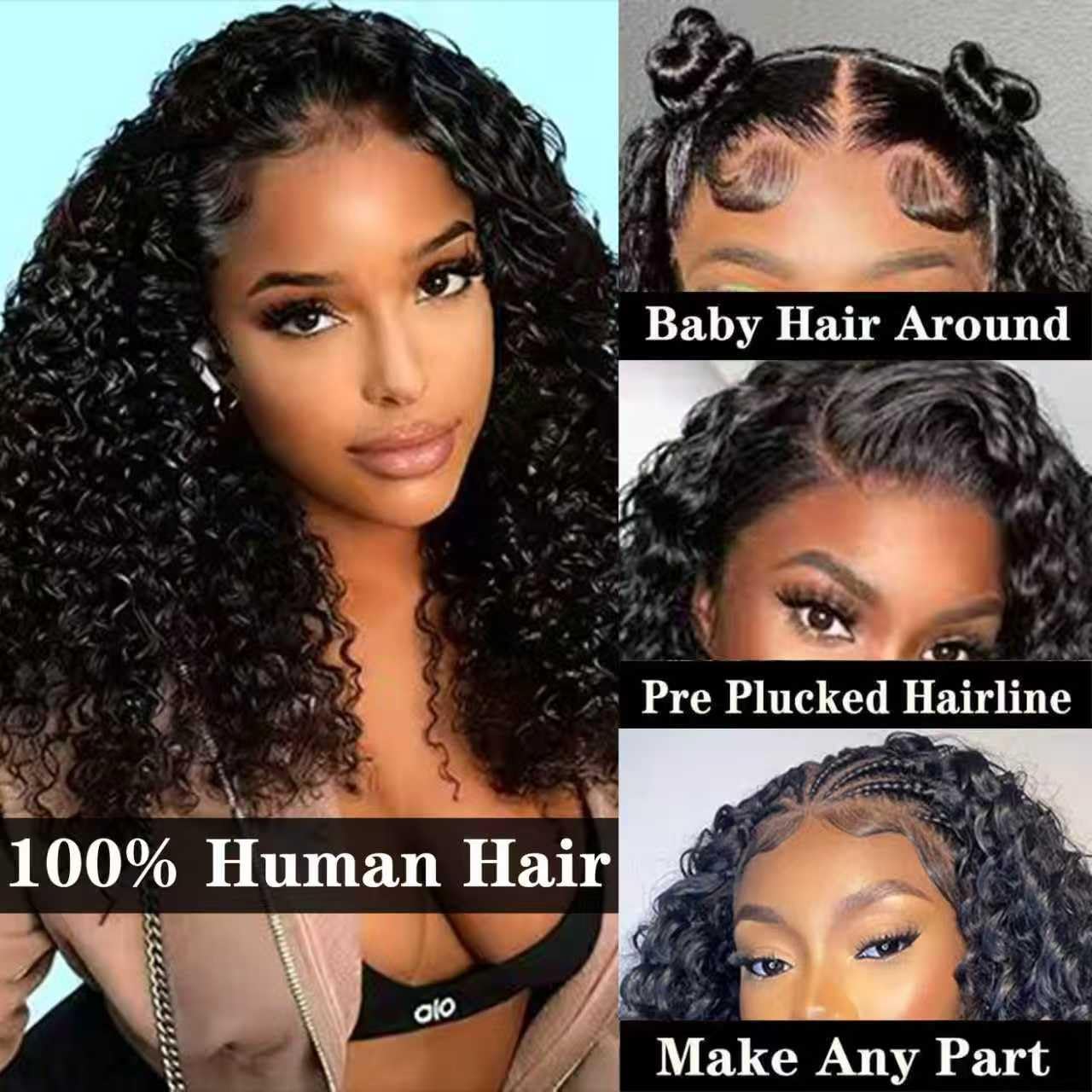 Kimosahair Virgin Brazilian hair wig with 200% density for a full look.