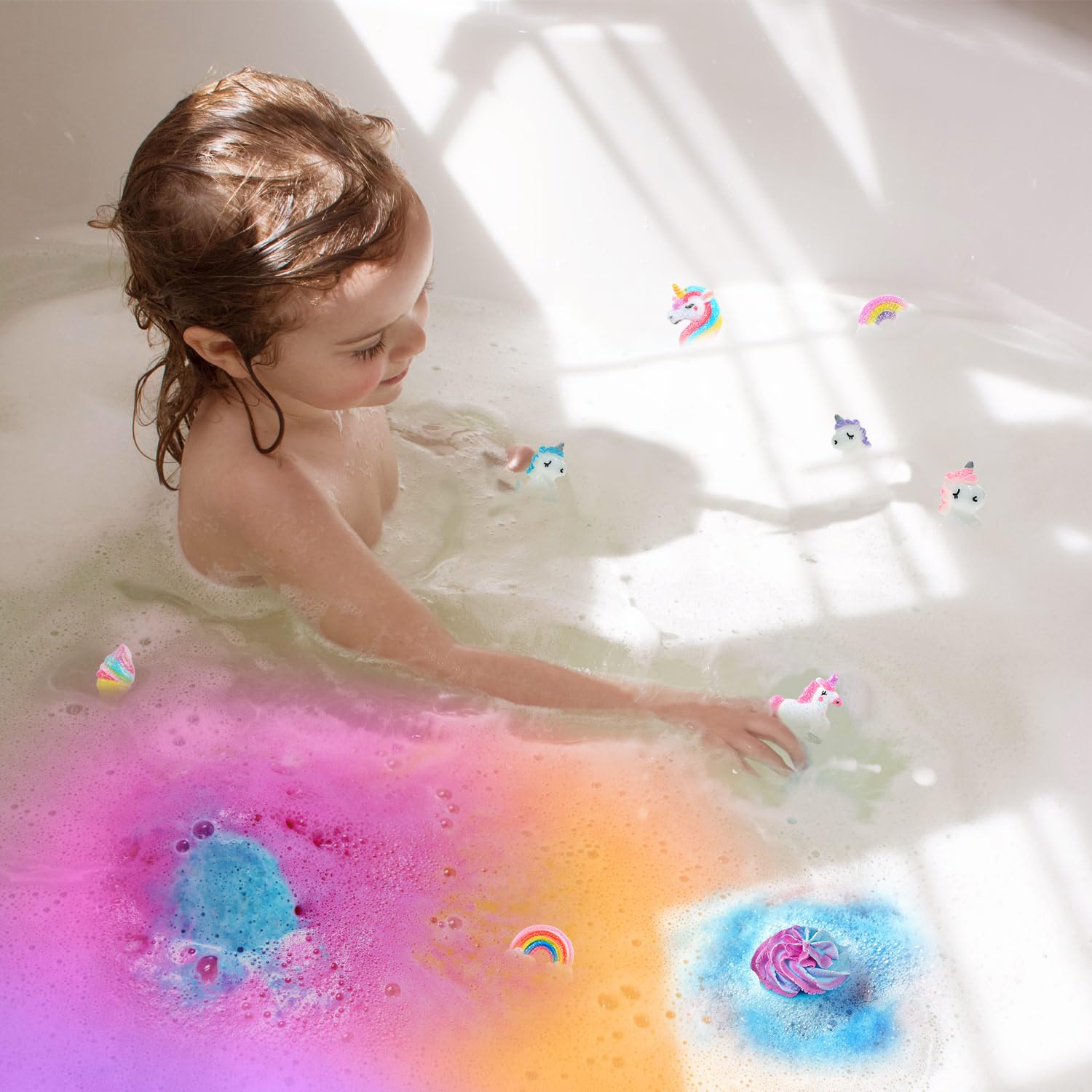 Kims Cosiart bomba de baño con fragancias naturales naranja y lavanda.