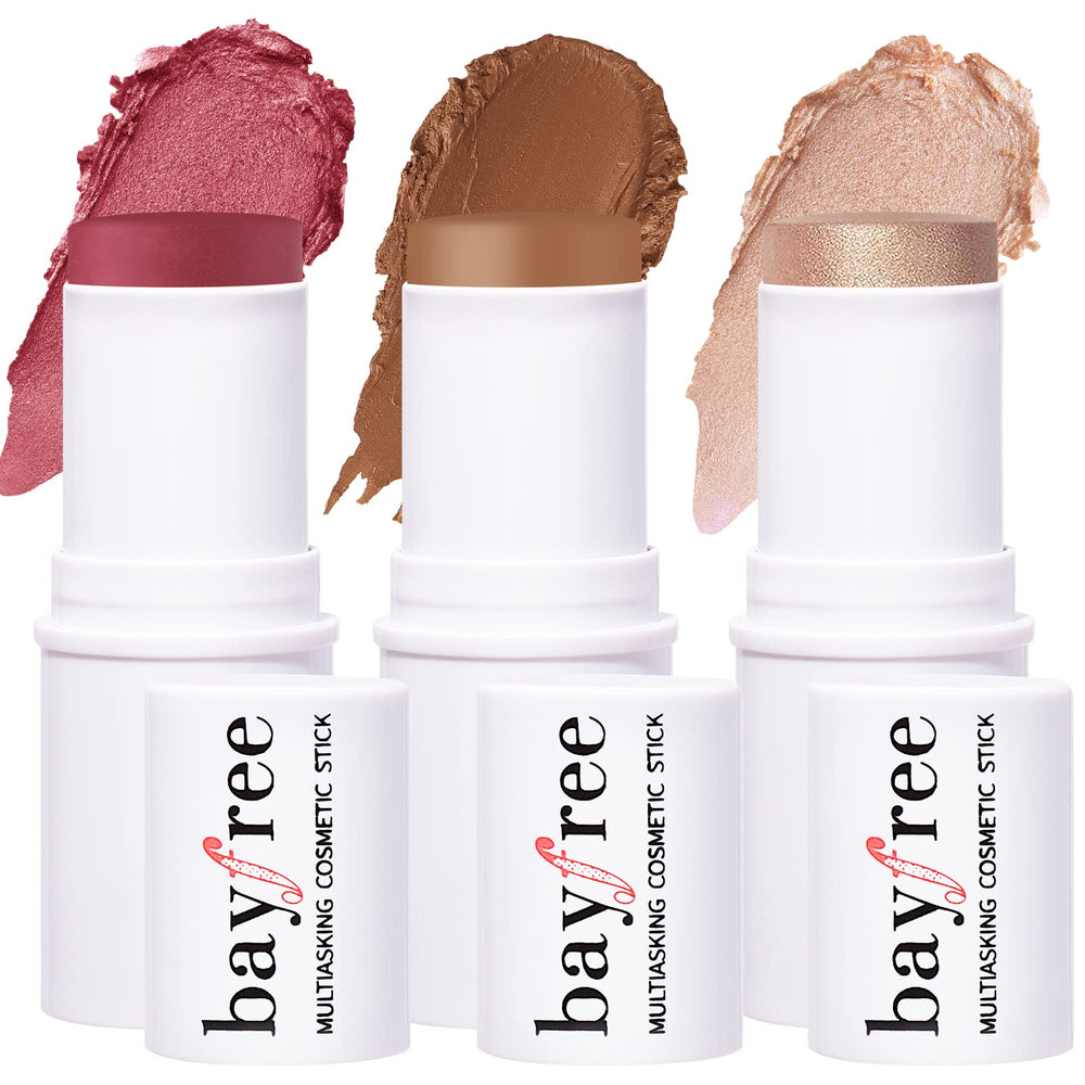 KIMUSE Multi Stick Trio muestra aplicación en rostro para retoques diarios