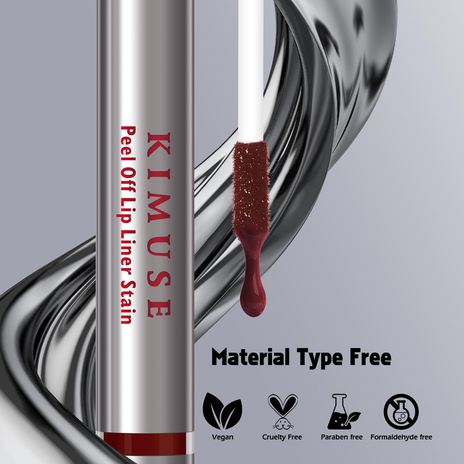 KIMUSE Tintes labiales despegables amplia gama de colores vibrantes.