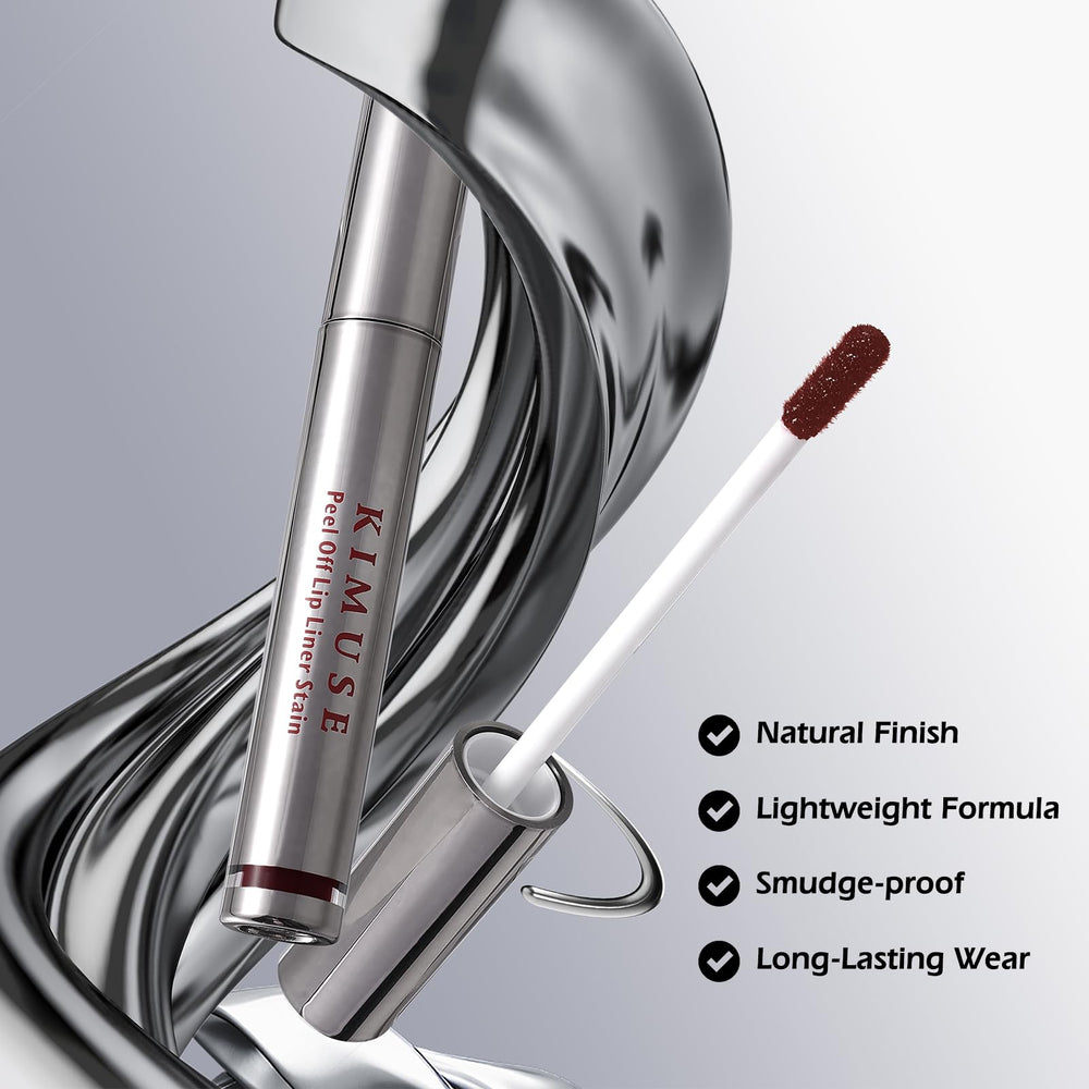 KIMUSE Tintes labiales despegables secado rápido y acabado mate.