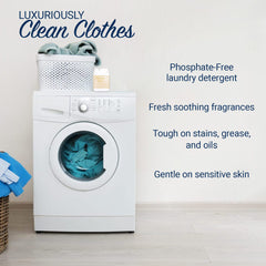 Kinara Tyler High Maintenance fragrance bottle adds luxurious notes to laundry.