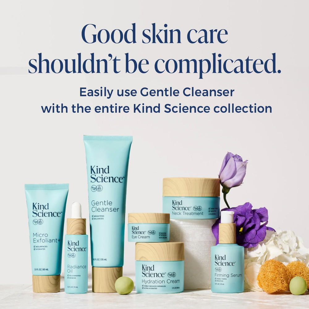 Kind Science Cleanser prepares skin for daily skincare and makeup removal