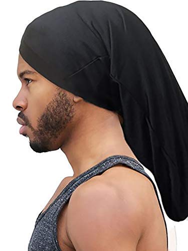 King.J gorra spandex para dreadlocks, ajuste seguro durante actividad de alto impacto.