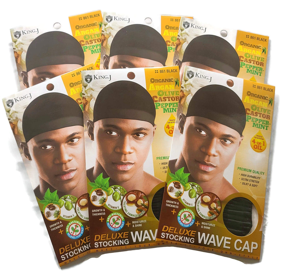 King.J Healthy Treated Wave Cap front view shows durable protection for waves