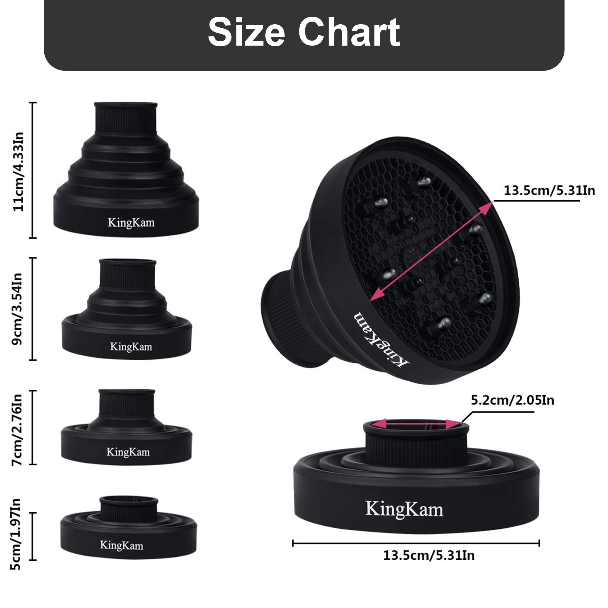 KingKam quick-drying potential may shorten styling time in busy mornings.