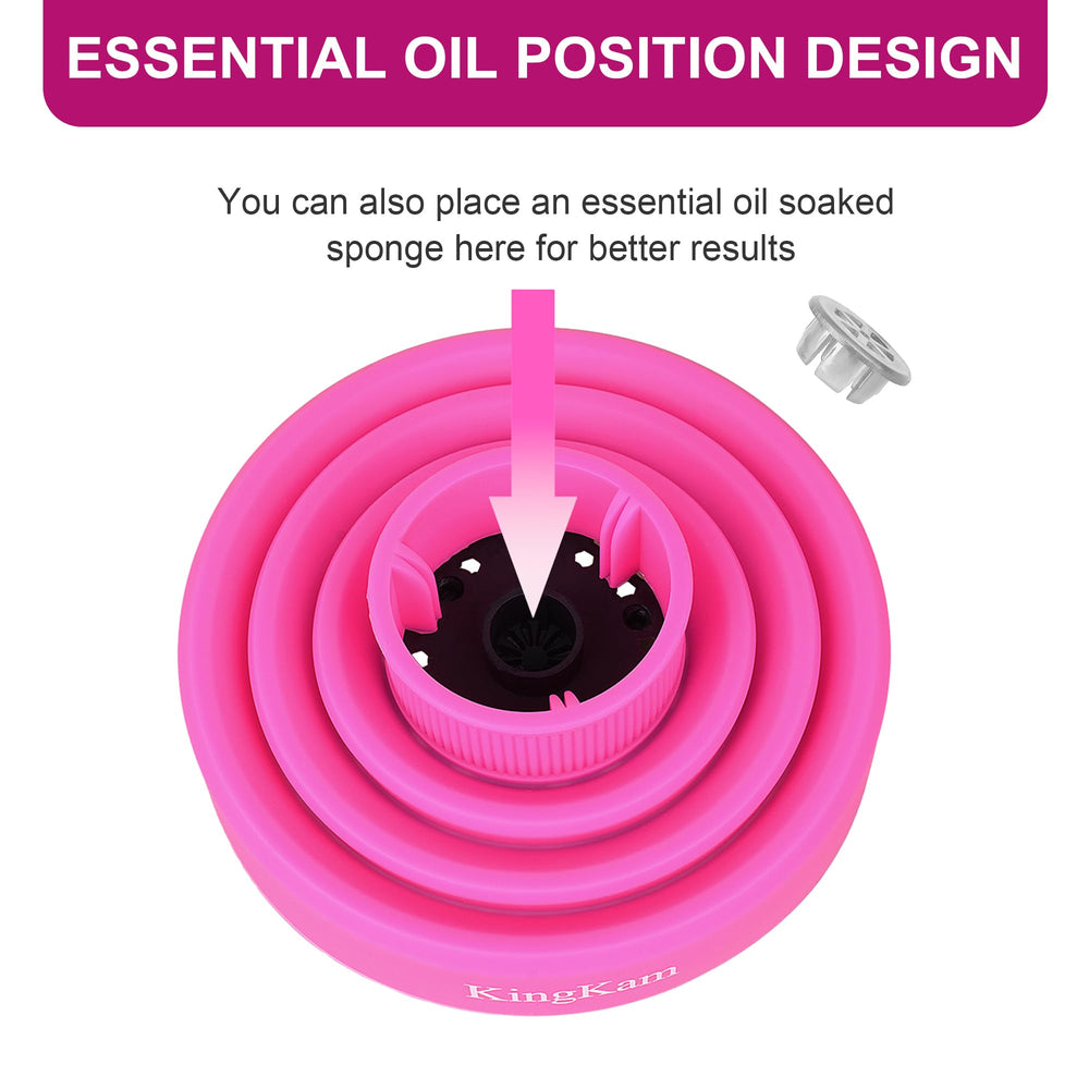 KingKam packaging and travel-ready diffuser setup for quick use