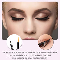 Fits most eyeliner bottles for quick, on-the-go touchups.