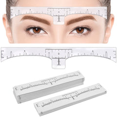 KINGMAS eyebrow ruler disposable sticker measuring tool for precise brow balance during makeup