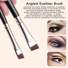 KINGMAS fine-tip brush enables ultra-thin gel liner precision.