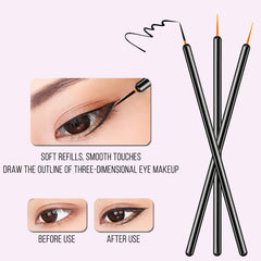 KINGMAS ultra-fine point brush enables precise eyeliner application.