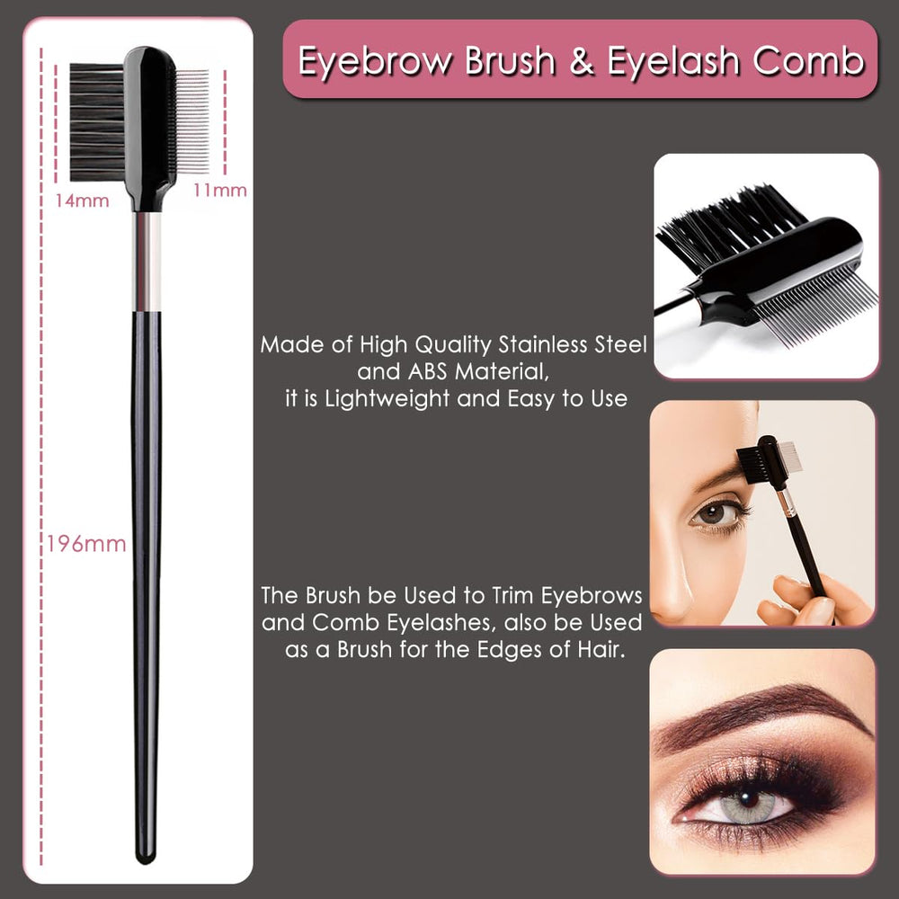 Kingmas fine point eyeliner brush for sharp winged looks