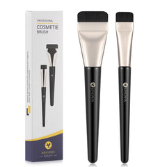 KINGMAS flat foundation brush for smooth liquid application and minimal product waste.