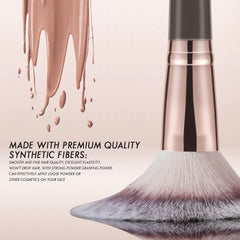 KINGMAS foundation brush double-ended round-contour head for seamless blush application