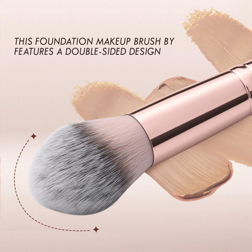 KINGMAS foundation brush easy-clean design for quick cleanup after makeup