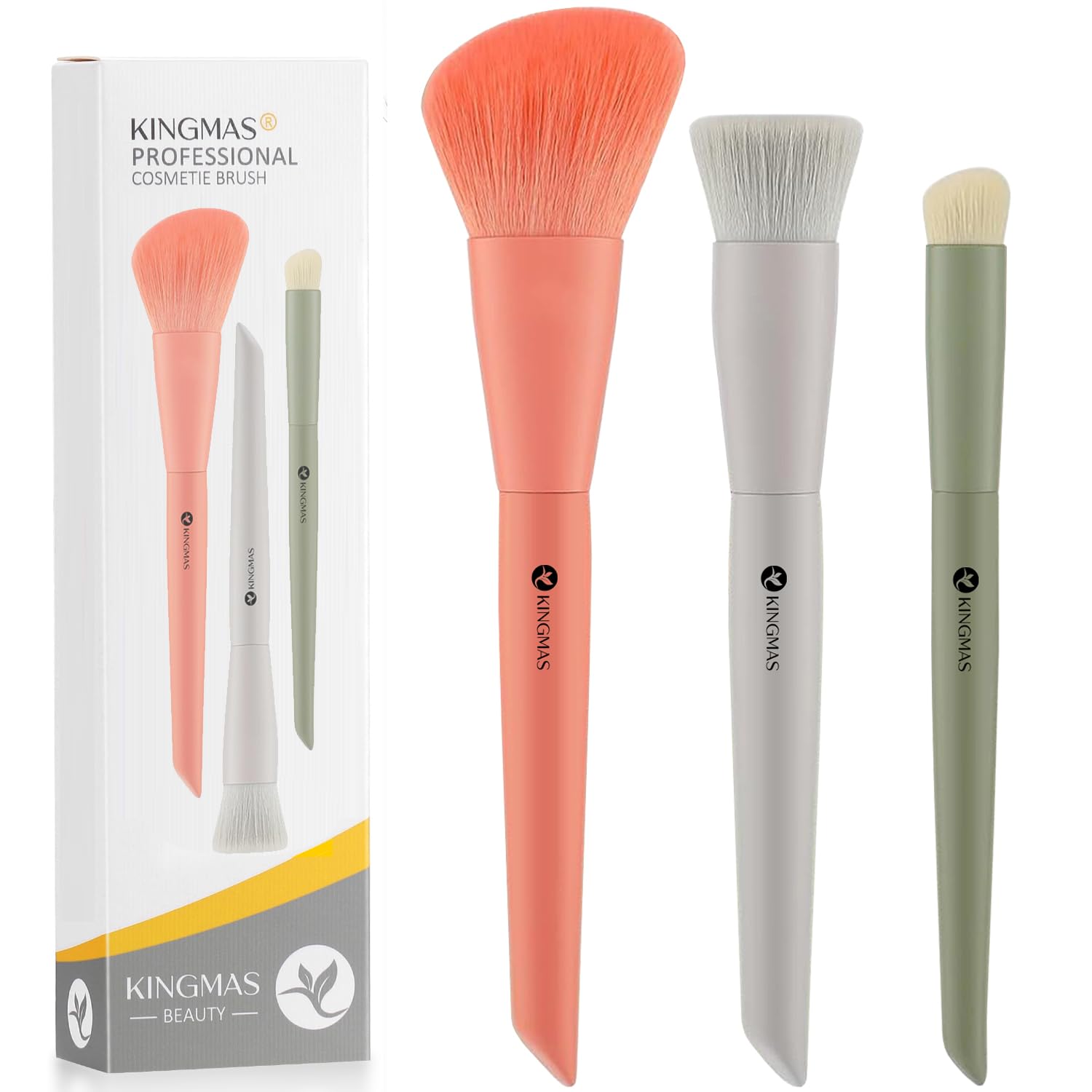 KINGMAS foundation brush for precise, streak-free foundation and natural finish