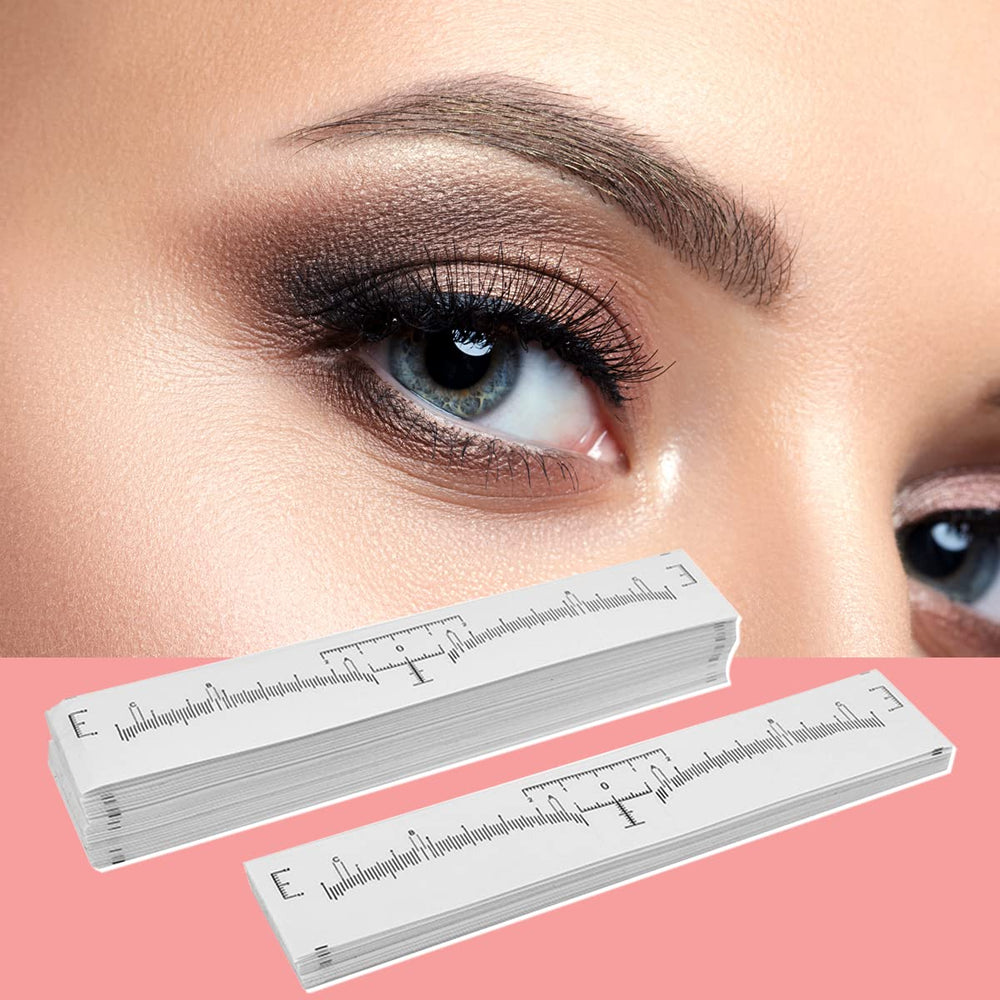 KINGMAS microblading reference sticker supports consistent markings for brow sketches