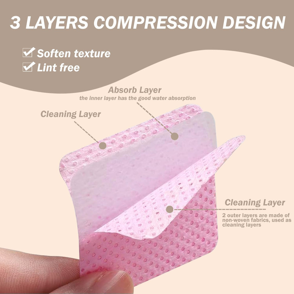 Soft KINGMAS nail wipes deliver gentle cleaning on nails without lint shedding.