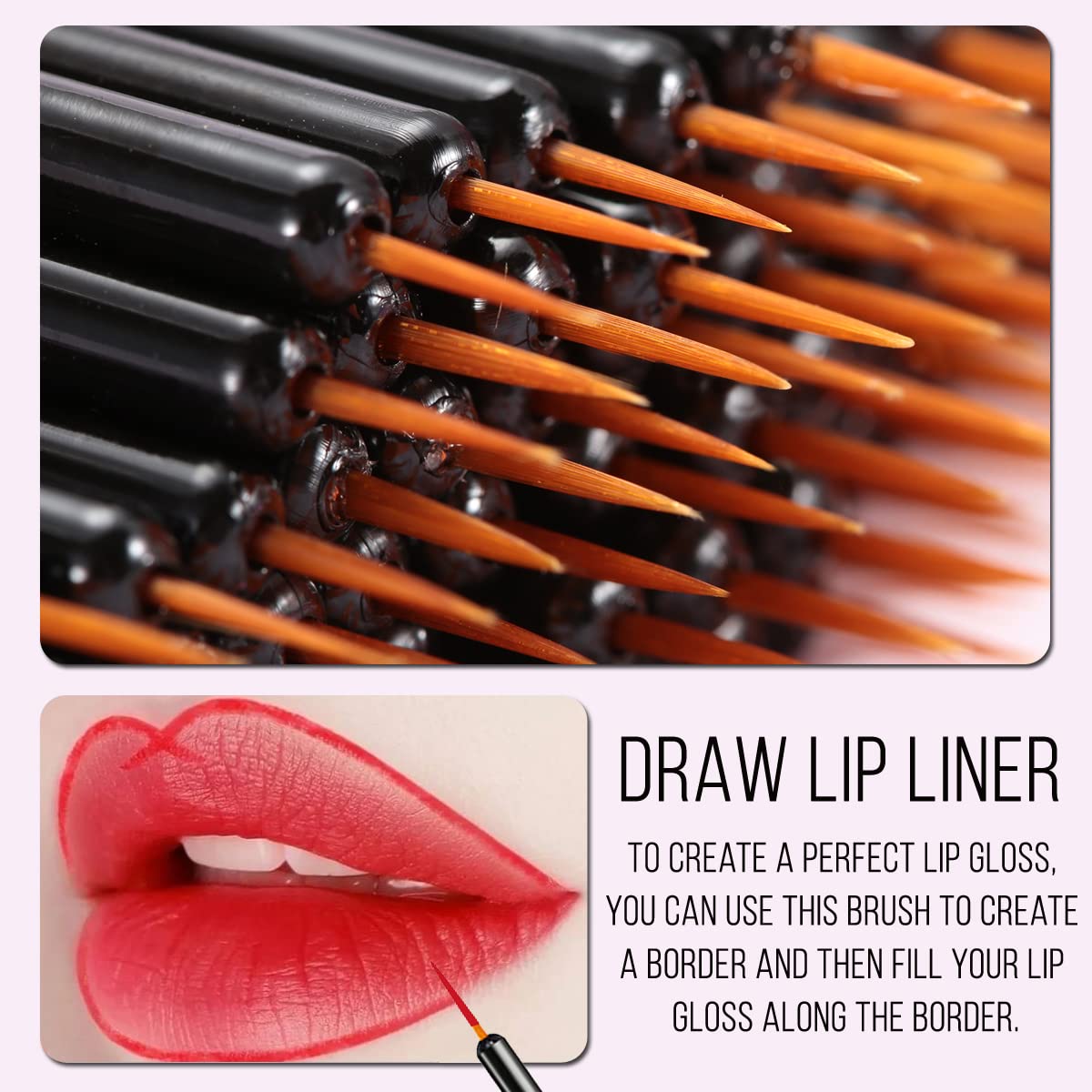 Ideal for lash-line product application with controlled precision.