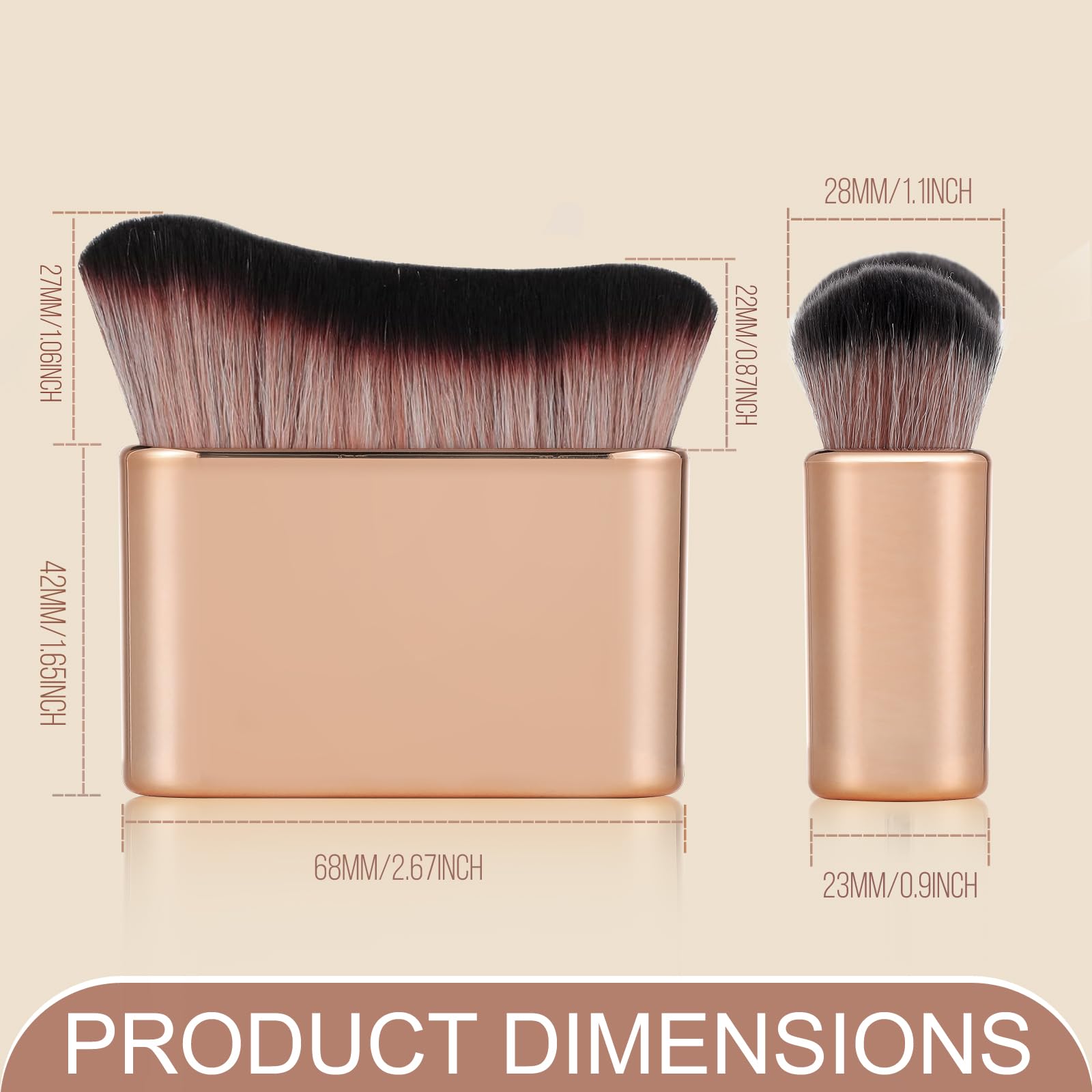 KINGMAS Self Tanner Brush delivers even coverage on arms and legs