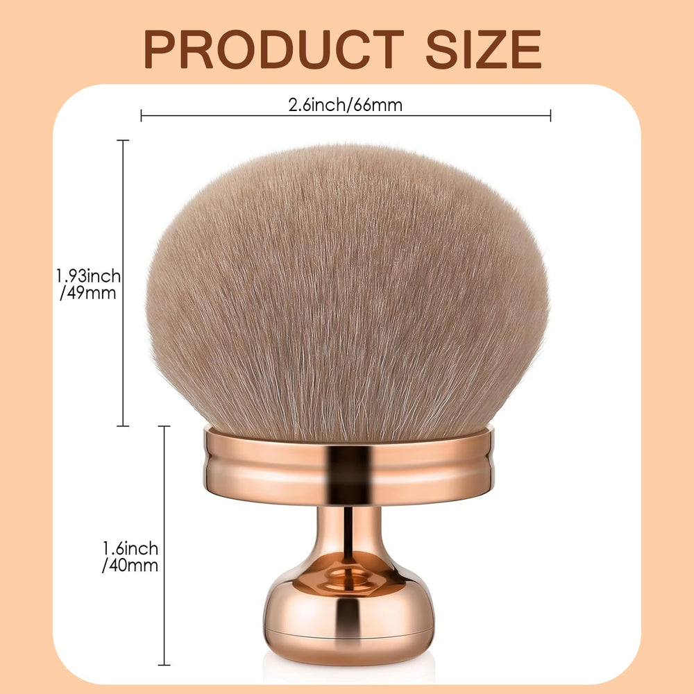 KINGMAS travel-ready brush designed for on-the-go makeup routines.