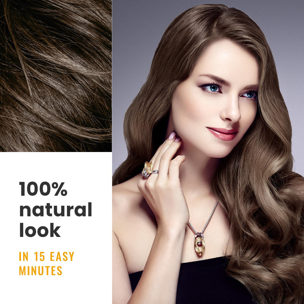 Ingredientes herbales suaves de KINGMING para cabello y cuero cabelludo.