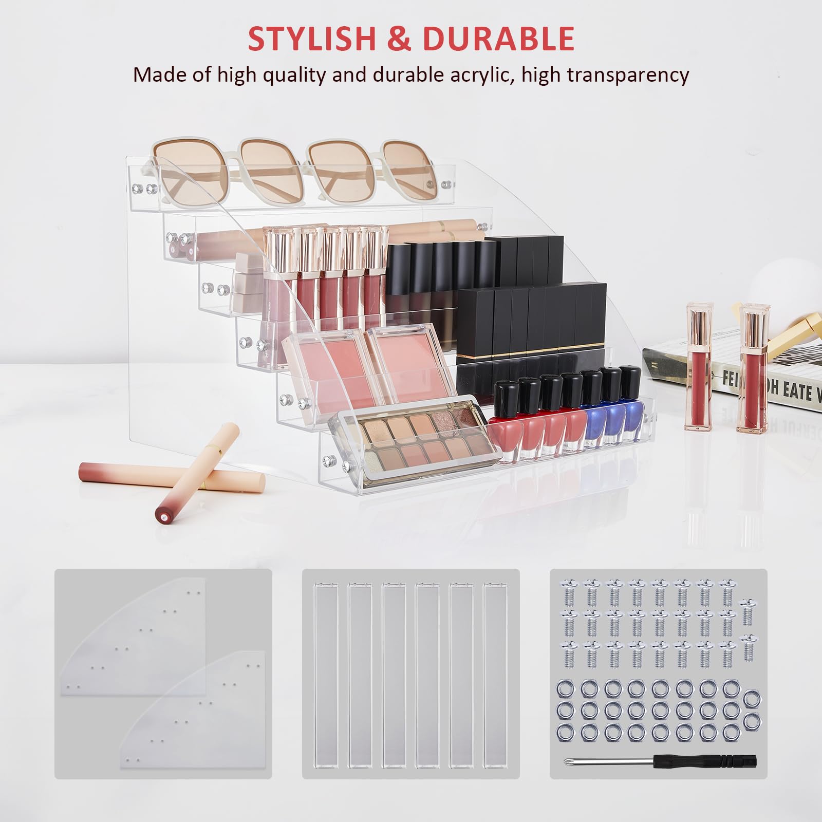 KINGROW countertop vanity storage keeps items organized and accessible daily.