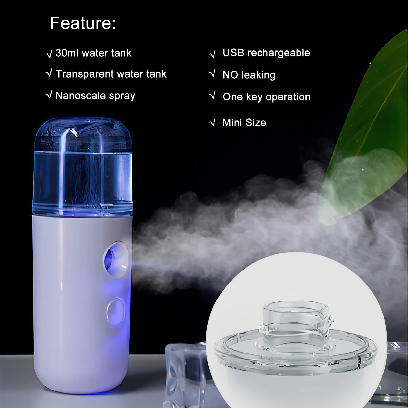 Spiral tank design minimizes leaks during use