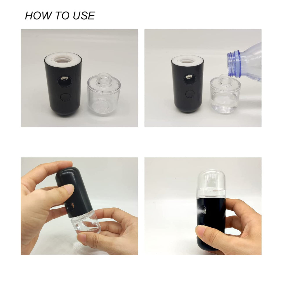Transparent water tank with screw cap for clean refills