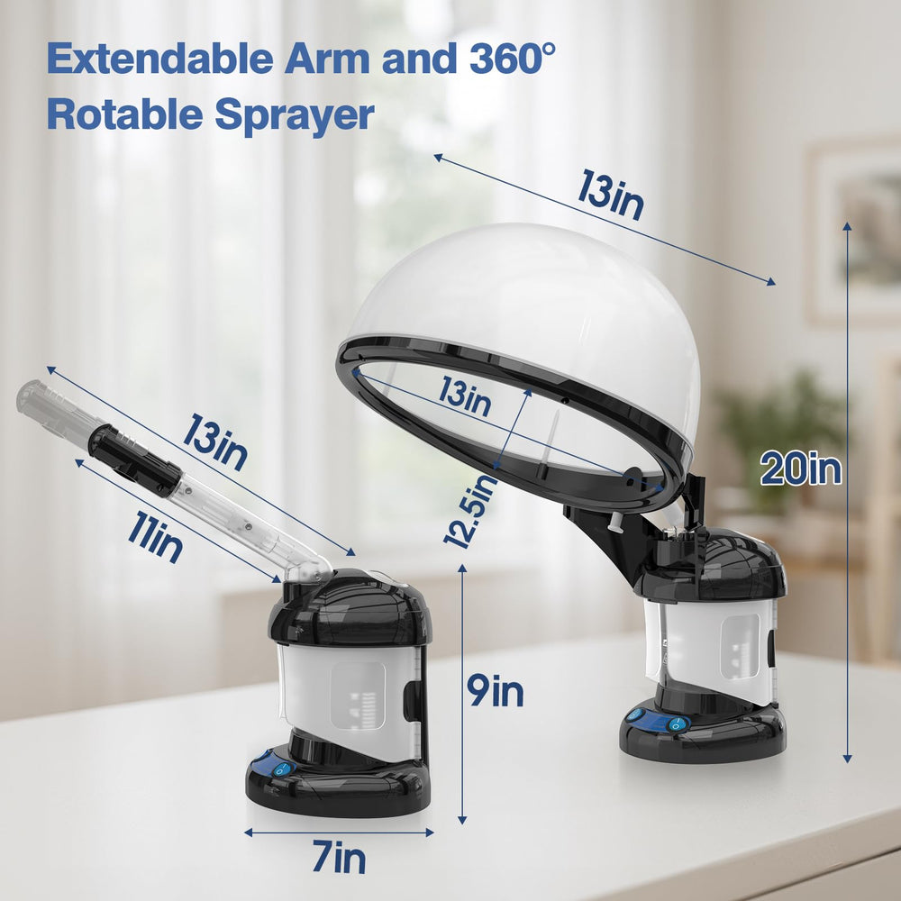 Kingsteam all-in-one hair and facial steamer for easy routines