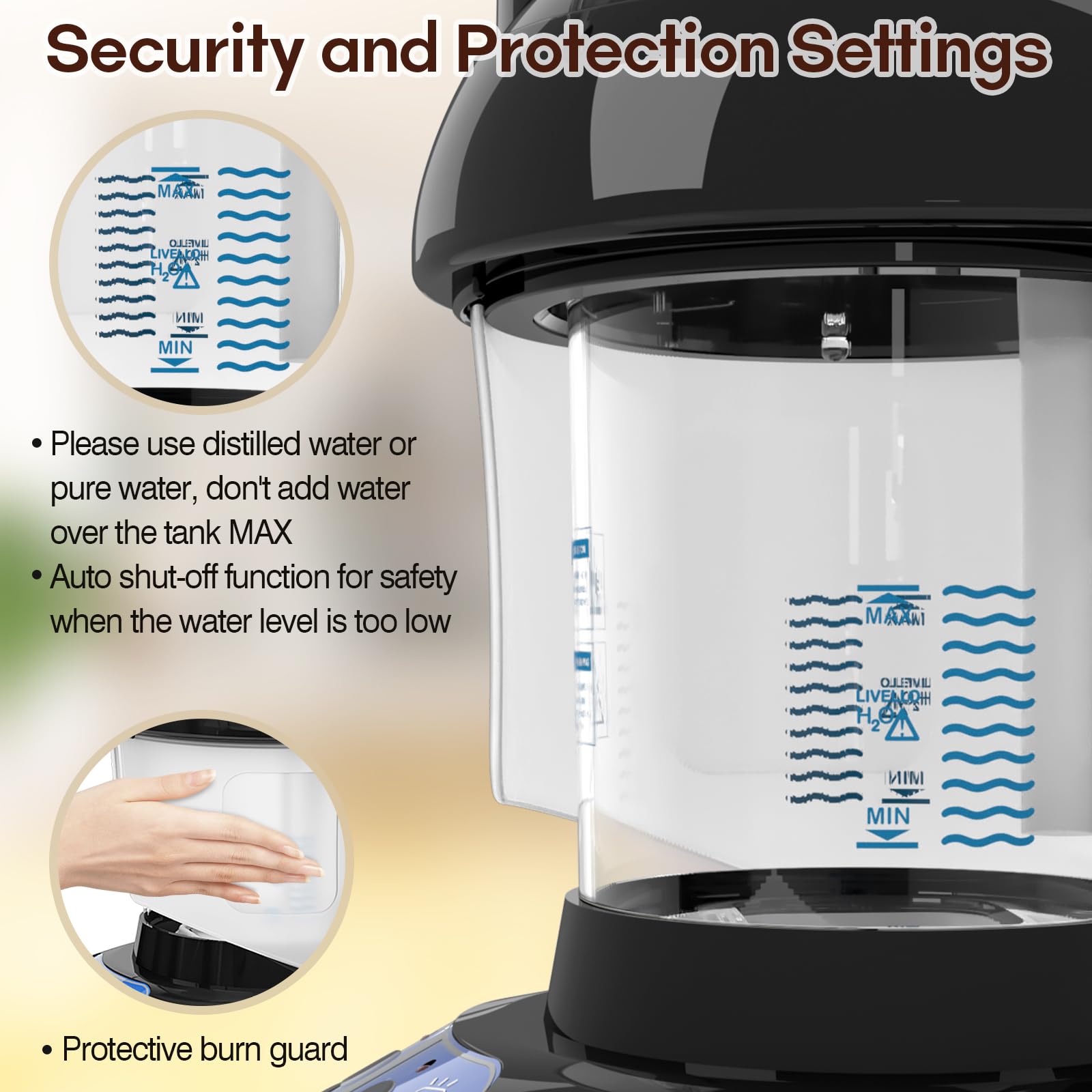 Kingsteam auto-off safety feature prevents steaming when water is low