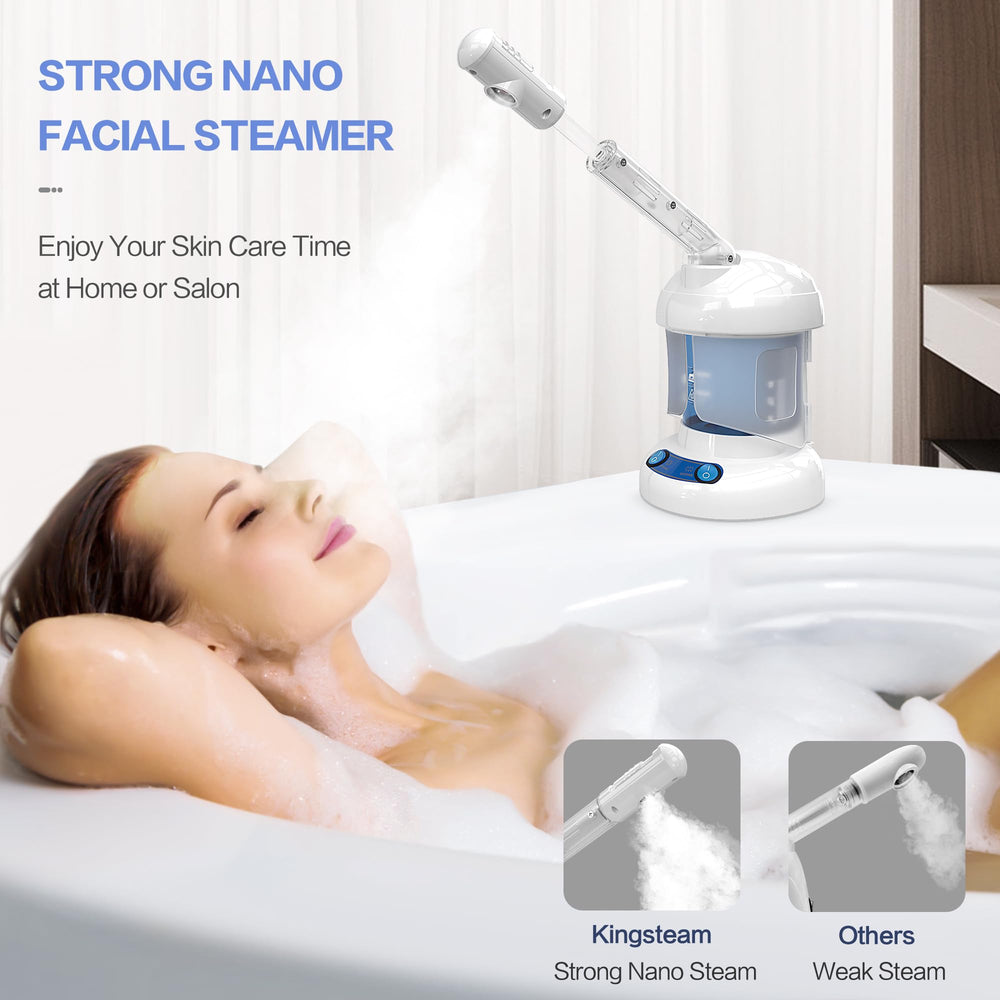 Kingsteam 400ml reservoir enables longer sessions without refilling