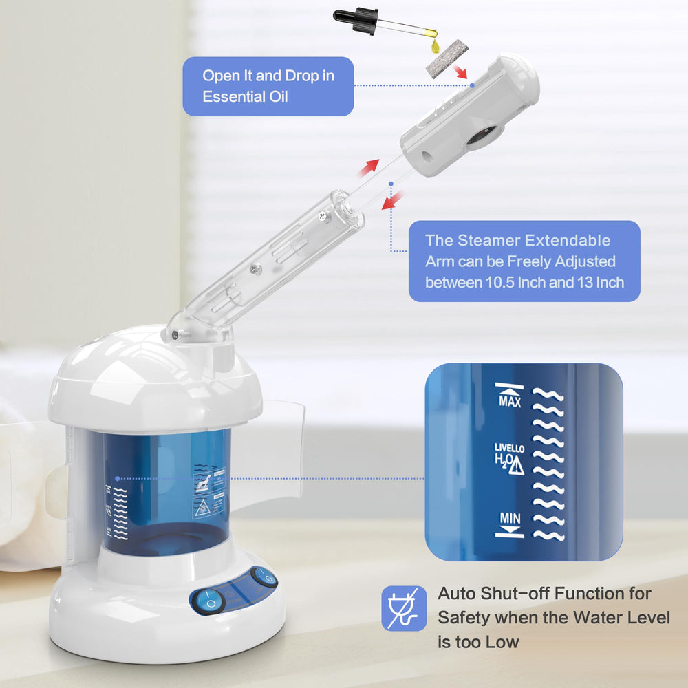 Kingsteam with PTC ceramic heating delivers steady hot mist