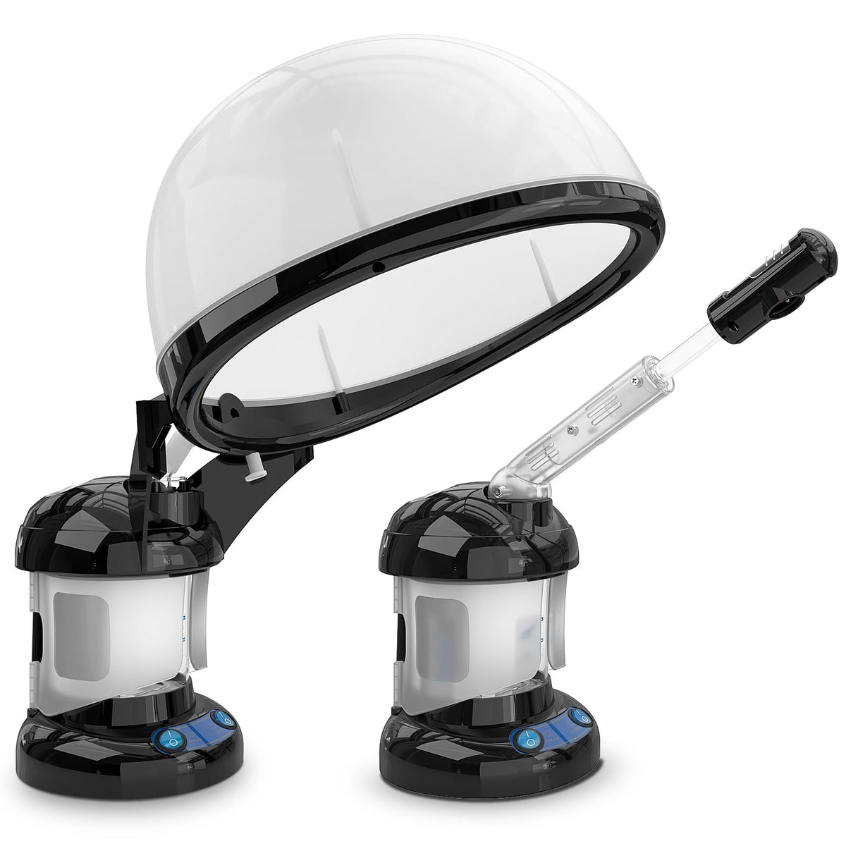 Kingsteam hair steamer 2in1 compact design for at-home care