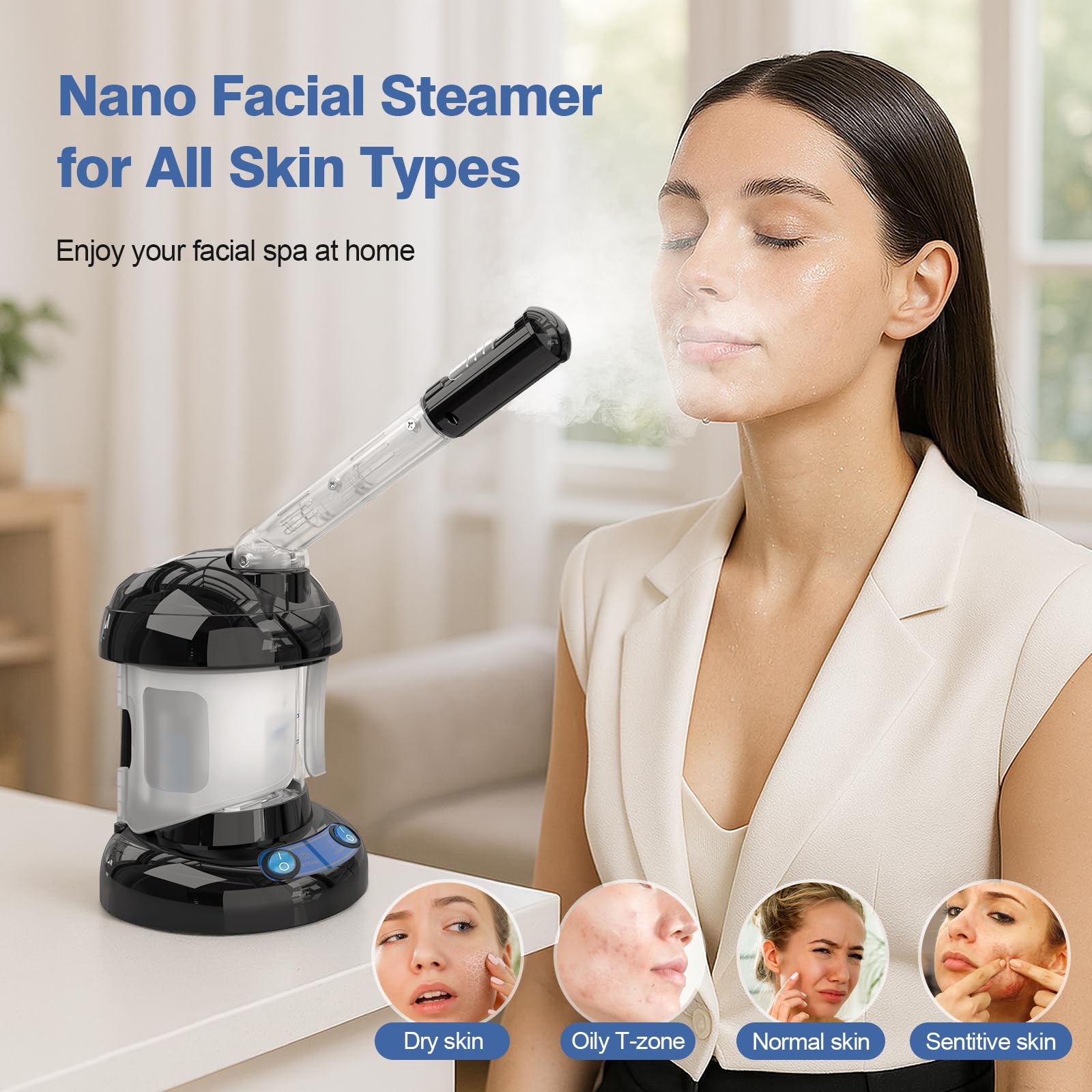 Kingsteam portable professional-grade steamer ideal for salon or home