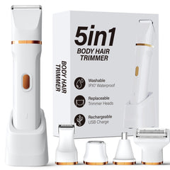 KINGTEE 5-in-1 bikini trimmer front view for precise at-home grooming