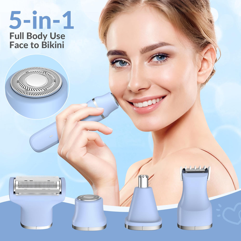 KINGTEE IPX7 waterproof shaver for wet and dry use close-up