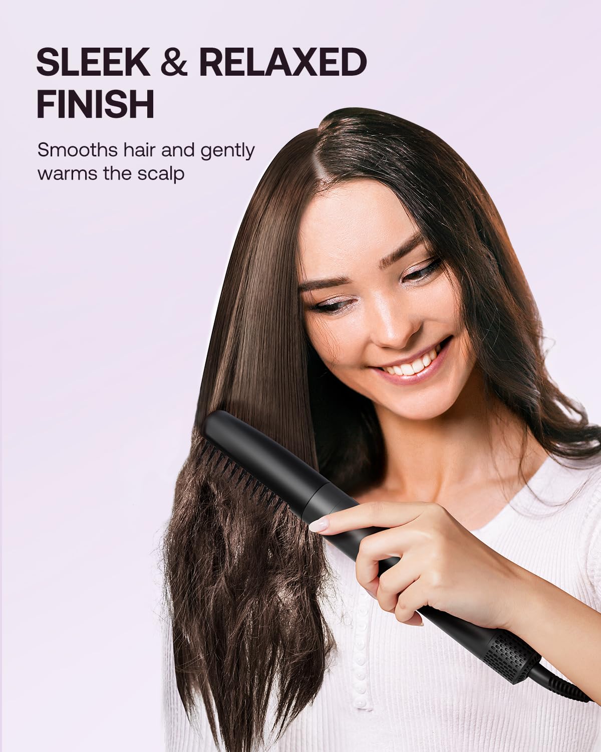 Kinked interchangeable attachments for curling, straightening, and volumizing