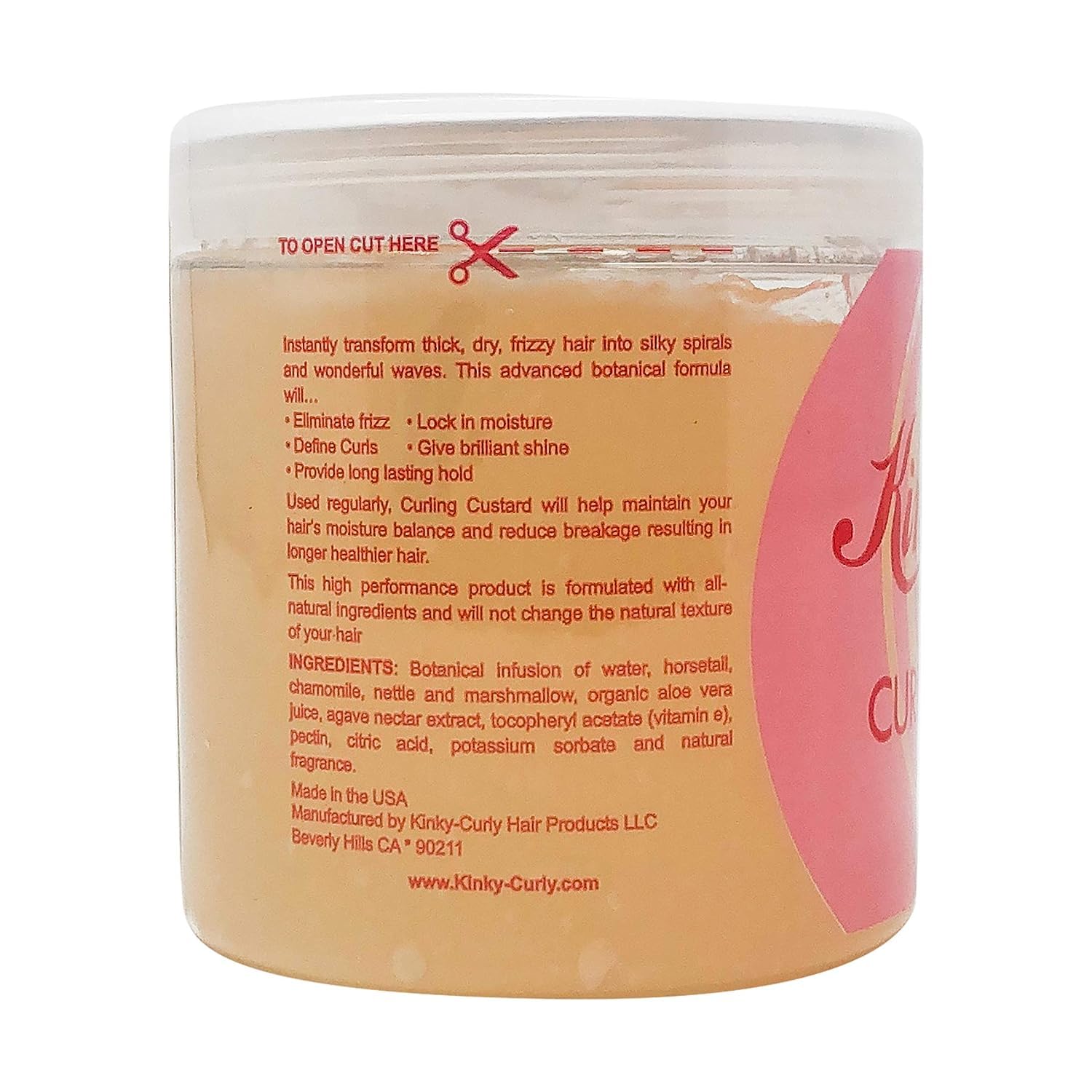 Kinky Curly frizz control and shine on textured hair