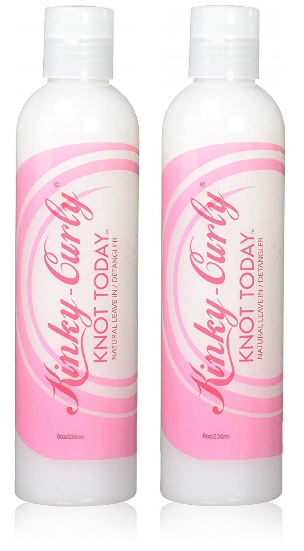 Kinky Curly Knot Today bottle pouring, smooth detangling for frizz-prone curls