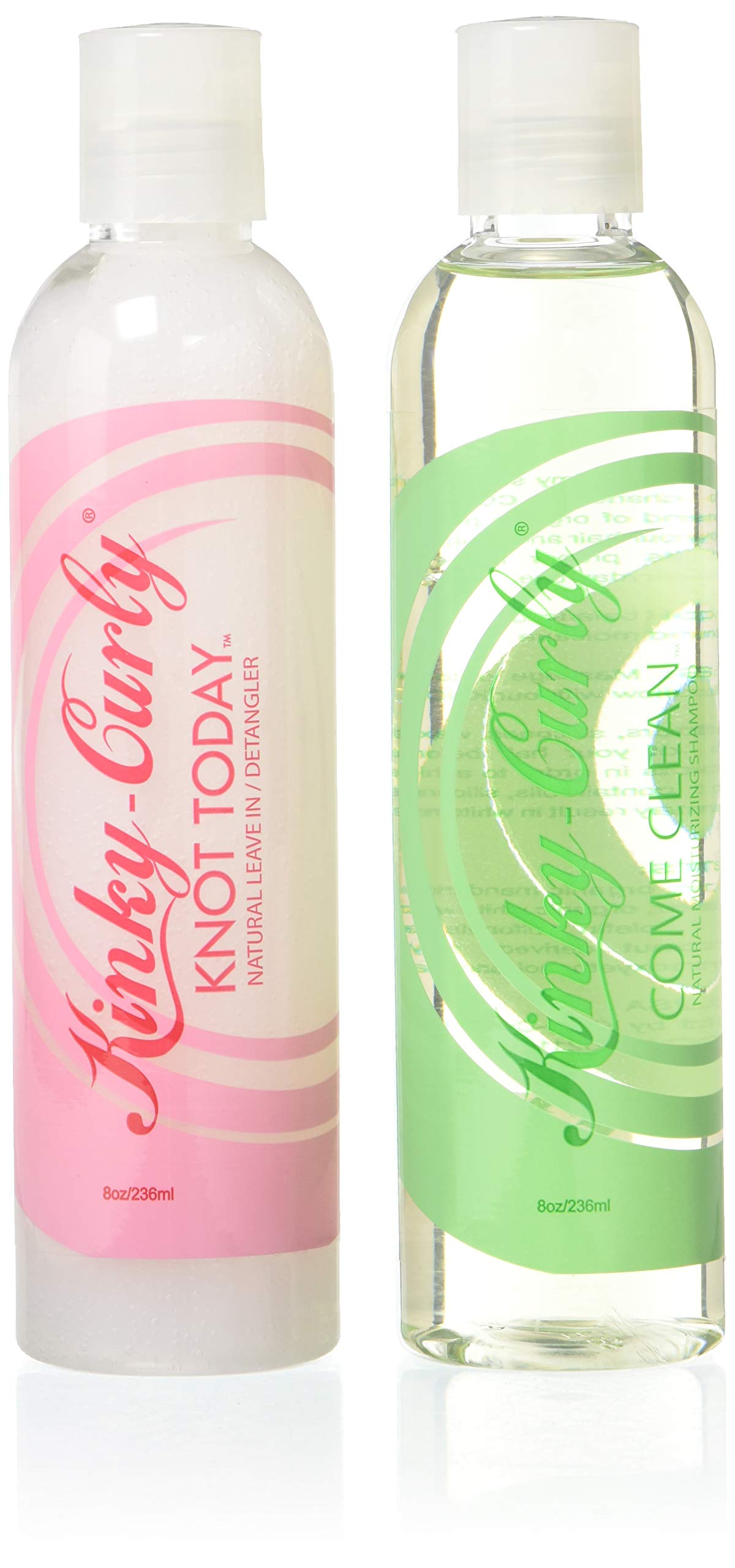 Kinky Curly Knot Today detangler bottle eases tangles for softer, more defined curls.