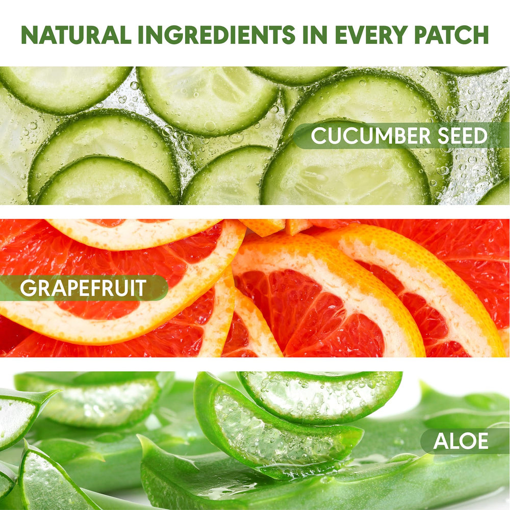 Parche ocular Kinpur Organic calmante con aloe para ojos cansados.