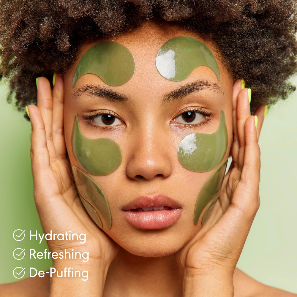 Parche ocular Kinpur Organic hidrata y deshincha con cafeína para hinchazón.