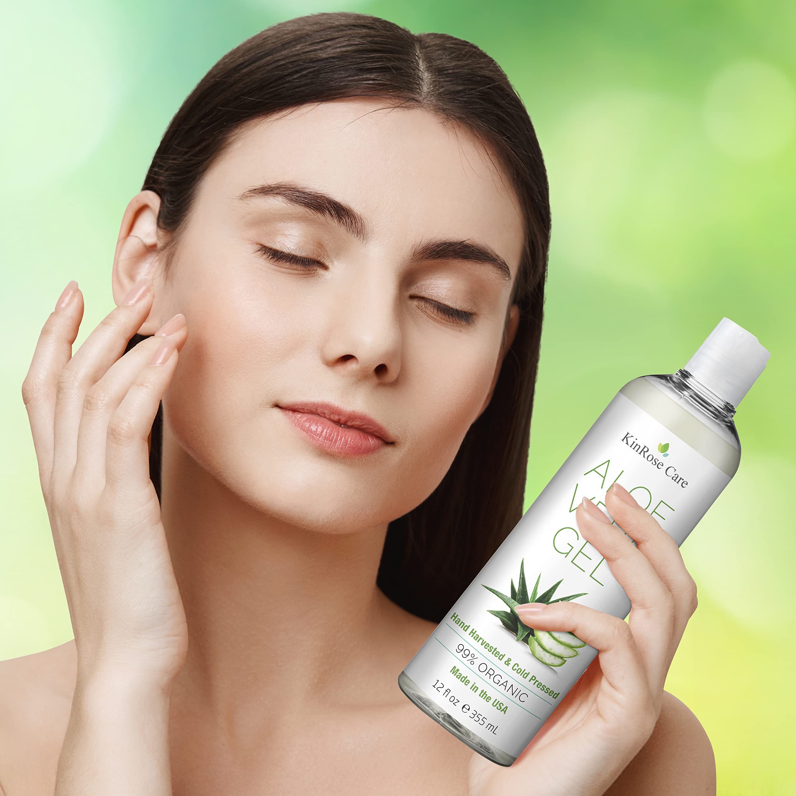 KinRose Care Aloe Orgánico, opción vegana para piel y cabello.