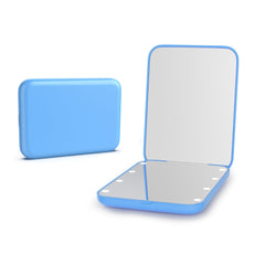 Kintion pocket mirror with 1x/3x magnification for precise makeup on the go.