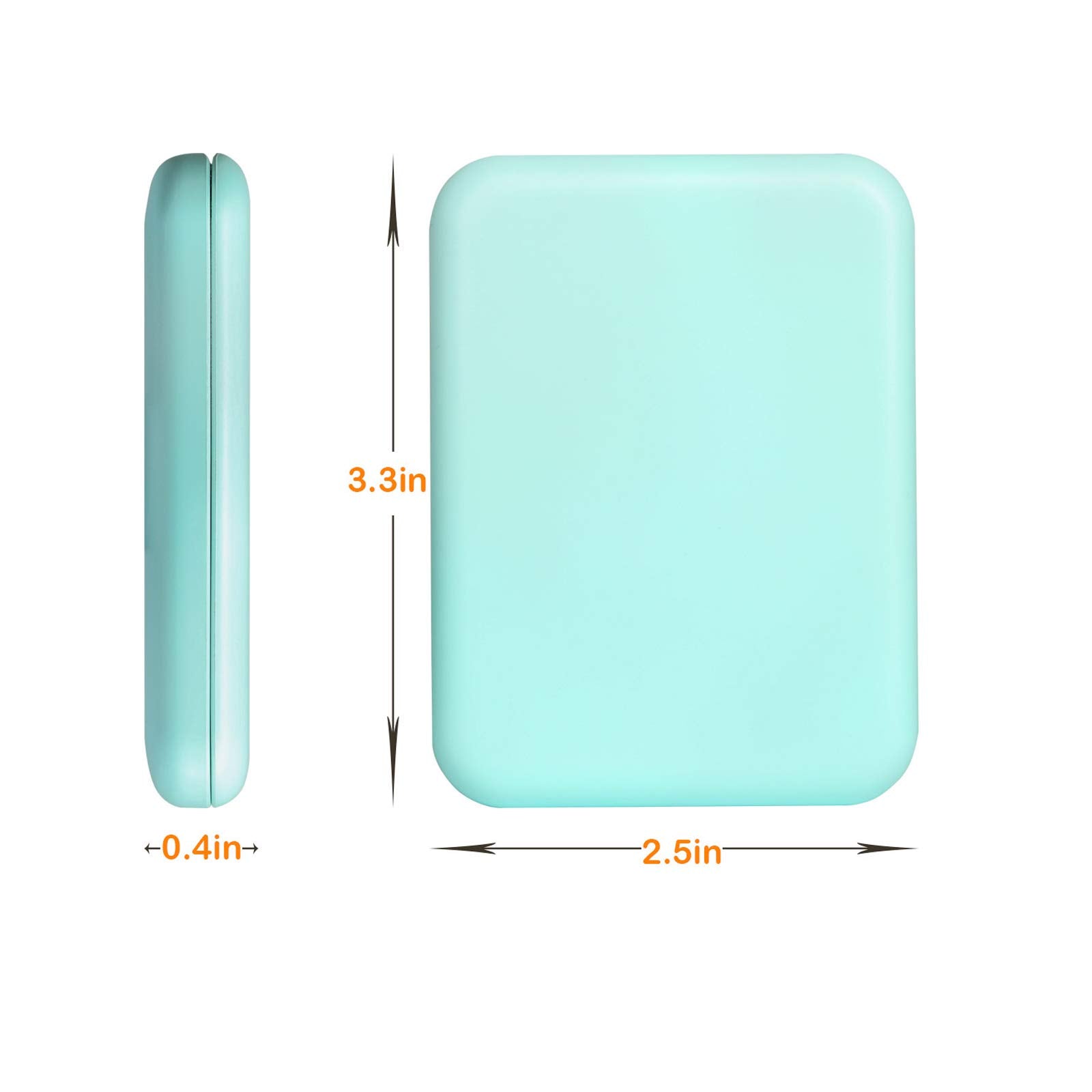 Kintion compact travel mirror folded flat for easy storage