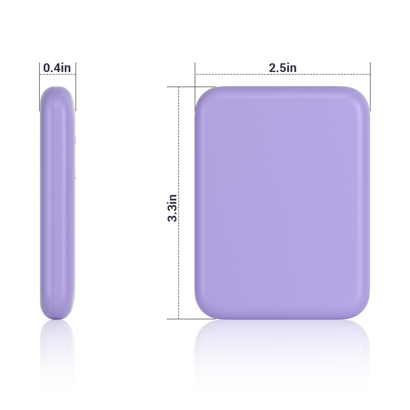 Kintion Pocket Mirror purple color adds style to your daily routine